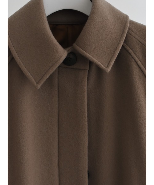 Katrin TOKYO(カトリーントーキョー)の「【Japan Made】back button wool coat(チェスターコート・レディース・ピンク系その他/ブラウン・FREE)」の20枚目の写真