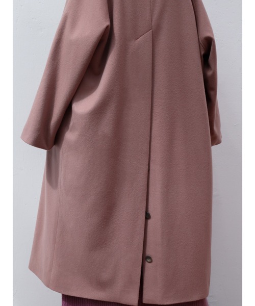 Katrin TOKYO(カトリーントーキョー)の「【Japan Made】back button wool coat(チェスターコート・レディース・ピンク系その他/ブラウン・FREE)」の14枚目の写真