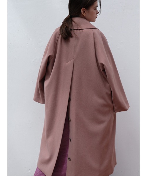 Katrin TOKYO(カトリーントーキョー)の「【Japan Made】back button wool coat(チェスターコート・レディース・ピンク系その他/ブラウン・FREE)」の16枚目の写真
