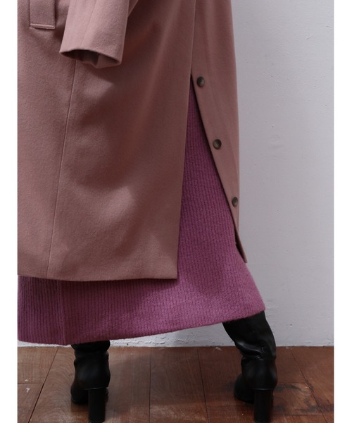 Katrin TOKYO(カトリーントーキョー)の「【Japan Made】back button wool coat(チェスターコート・レディース・ピンク系その他/ブラウン・FREE)」の17枚目の写真