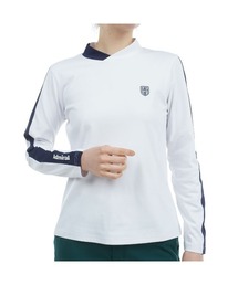 Admiral GOLF（アドミラル　ゴルフ）の「ｽﾄﾚｯﾁﾛﾝｸﾞｽﾘｰﾌﾞ ﾓｯｸﾈｯｸｼｬﾂ（Tシャツ/カットソー）」