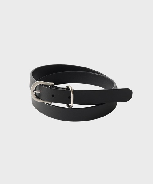 B.C STOCK(ベーセーストック)の「2point buckle レザーベルト(ベルト・メンズ・ブラウン/ブラック・MEDIUM/LARGE)」の2枚目の写真