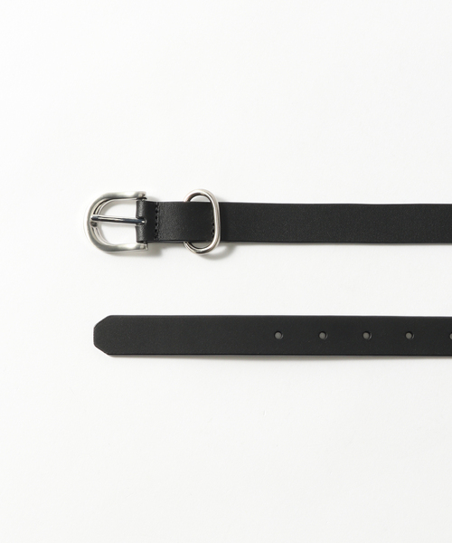 B.C STOCK(ベーセーストック)の「2point buckle レザーベルト(ベルト・メンズ・ブラウン/ブラック・MEDIUM/LARGE)」の3枚目の写真