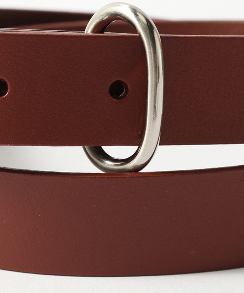 B.C STOCK(ベーセーストック)の「2point buckle レザーベルト(ベルト・メンズ・ブラウン/ブラック・MEDIUM/LARGE)」の6枚目の写真