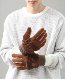 KRIFF MAYER（クリフメイヤー）の「【KRIFF MAYER/クリフメイヤー】異素材MIX 切り替え5指グローブ/手袋（手袋）」