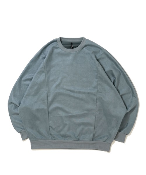 Starting Over(スターティングオーバー)の「faux suede dolman sleeve cutsew/スウェードタッチ ドルマンスリーブ カットソー(スウェット・メンズ・ブラック/チャコールグレー/オフホワイト/サックスブルー/グレイッシュベージュ・M/XL/L)」の5枚目の写真