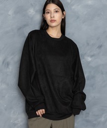 faux suede dolman sleeve cutsew/スウェードタッチ ドルマンスリーブ カットソー