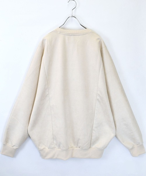 Starting Over(スターティングオーバー)の「faux suede dolman sleeve cutsew/スウェードタッチ ドルマンスリーブ カットソー(スウェット・メンズ・ブラック/チャコールグレー/オフホワイト/サックスブルー/グレイッシュベージュ・M/XL/L)」の6枚目の写真