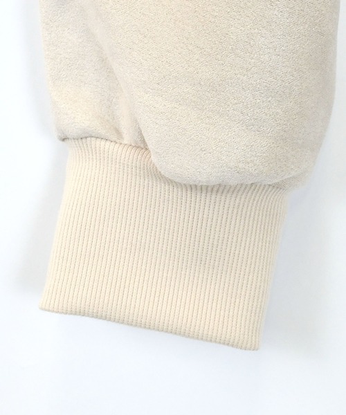 Starting Over(スターティングオーバー)の「faux suede dolman sleeve cutsew/スウェードタッチ ドルマンスリーブ カットソー(スウェット・メンズ・ブラック/チャコールグレー/オフホワイト/サックスブルー/グレイッシュベージュ・M/XL/L)」の8枚目の写真