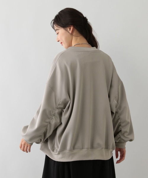 GLOBAL WORK Smile Seed Store(グローバルワーク スマイルシードストア)の「上品ジップブルゾン/129675(パーカー・レディース・ブラック/ベージュ/チャコール・SMALL/MEDIUM/X-LARGE/LARGE)」の13枚目の写真