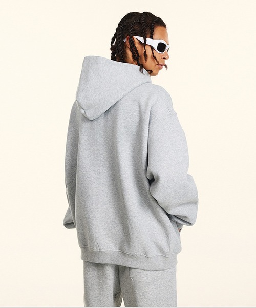 【セール】【セットアップ対応】ビッグシルエット裏起毛ジップパーカー（パーカー）｜CORPUS TOKYO（コーパス トーキョー）