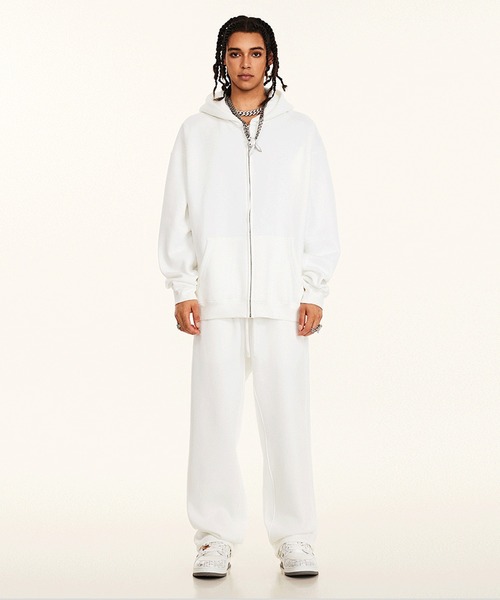 【セール】【セットアップ対応】ビッグシルエット裏起毛ジップパーカー（パーカー）｜CORPUS TOKYO（コーパス トーキョー）