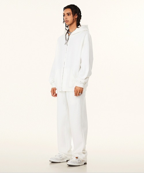 【セール】【セットアップ対応】ビッグシルエット裏起毛ジップパーカー（パーカー）｜CORPUS TOKYO（コーパス トーキョー）