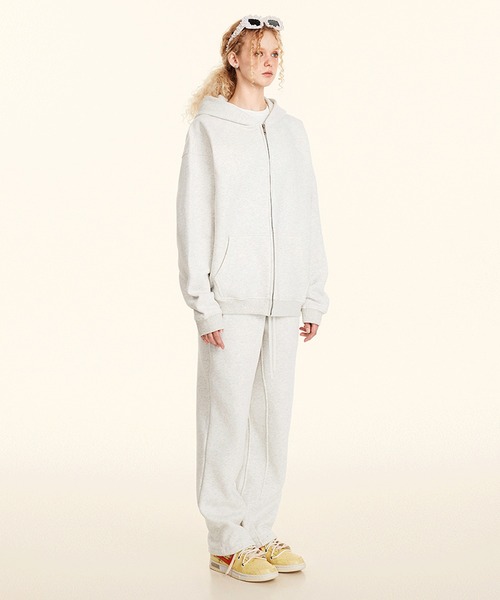 【セール】【セットアップ対応】ビッグシルエット裏起毛ジップパーカー（パーカー）｜CORPUS TOKYO（コーパス トーキョー）