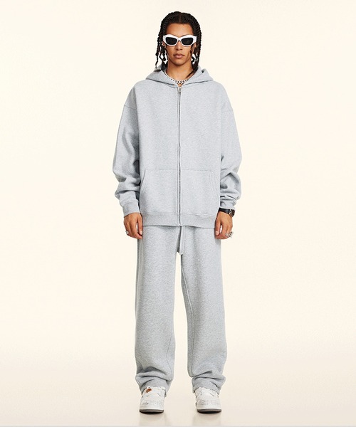 【セール】【セットアップ対応】ビッグシルエット裏起毛ジップパーカー（パーカー）｜CORPUS TOKYO（コーパス トーキョー）