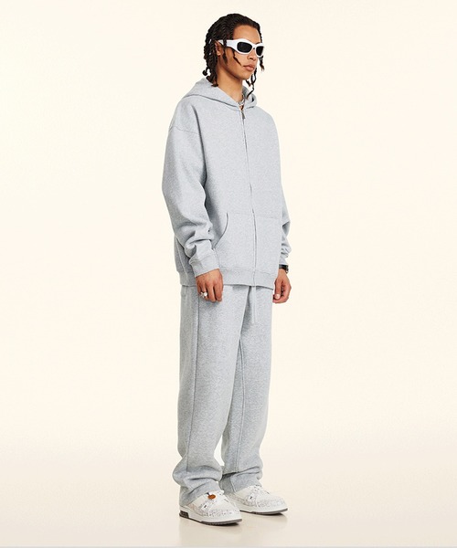 【セール】【セットアップ対応】ビッグシルエット裏起毛ジップパーカー（パーカー）｜CORPUS TOKYO（コーパス トーキョー）