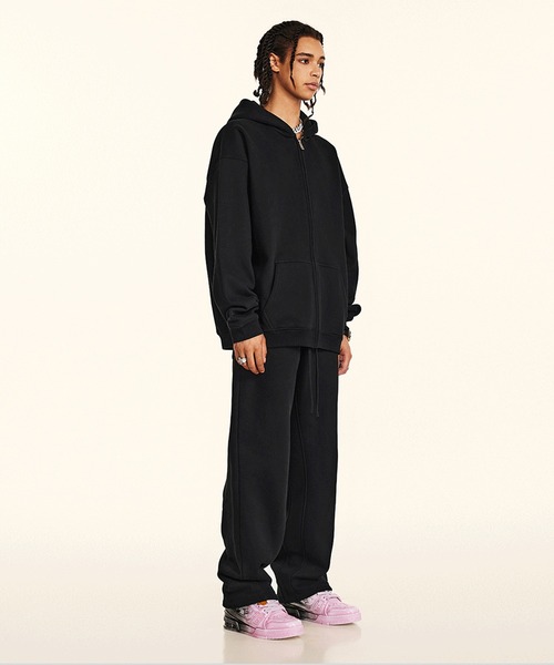 【セール】【セットアップ対応】ビッグシルエット裏起毛ジップパーカー（パーカー）｜CORPUS TOKYO（コーパス トーキョー）