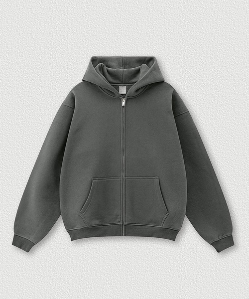 【セール】【セットアップ対応】ビッグシルエット裏起毛ジップパーカー（パーカー）｜CORPUS TOKYO（コーパス トーキョー）