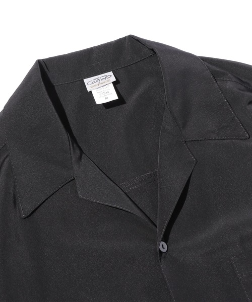 Cal Top(キャルトップ)の「CALTOP/キャルトップ CALTOP OPEN COLLER S/S SHIRT オープンカラー 開襟シャツ オーバーサイズ メンズ 夏物 夏服(シャツ/ブラウス・メンズ・カーキ/グレー/ブラック/ネイビー/スカイブルー・S/M/L/XL)」の8枚目の写真