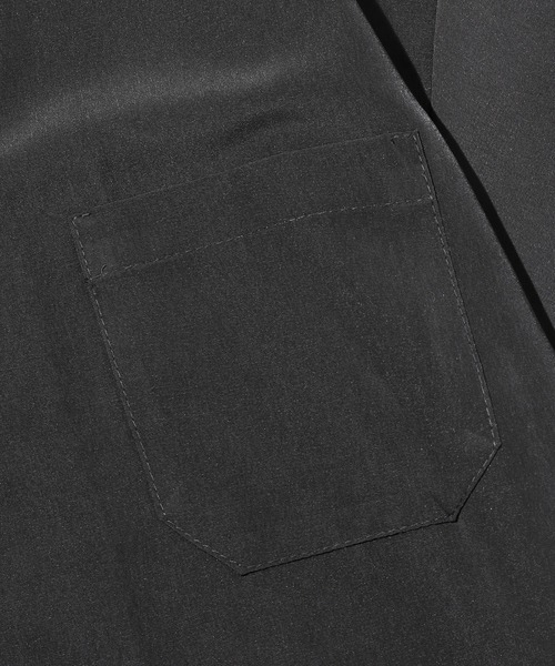 Cal Top(キャルトップ)の「CALTOP/キャルトップ CALTOP OPEN COLLER S/S SHIRT オープンカラー 開襟シャツ オーバーサイズ メンズ 夏物 夏服(シャツ/ブラウス・メンズ・カーキ/グレー/ブラック/ネイビー/スカイブルー・S/M/L/XL)」の10枚目の写真