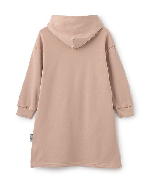 and D. petit main(アンドディープティマイン)の「【リンク】シンプルロゴフードワンピース(ワンピース・キッズ・オフホワイト/ブラック/サーモンピンク・100cm/110cm/120cm/130cm/140cm/150cm)」の9枚目の写真