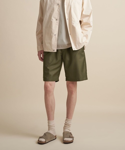 UNITED ARROWS（ユナイテッドアローズ）の「【マルチサイズ】ドレープ オールギャザー イージーショーツ -セットアップ対応-（その他パンツ・メンズ・ベージュ/ネイビー/ダークグレー/コバルトブルー/ダークグリーン/ブラウン/オリーブ/ブラック・マルチサイズ）」の6枚目の写真