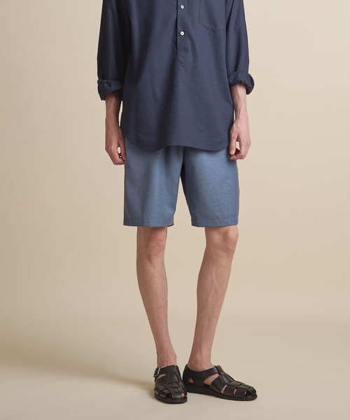 UNITED ARROWS（ユナイテッドアローズ）の「【マルチサイズ】ドレープ オールギャザー イージーショーツ -セットアップ対応-（その他パンツ・メンズ・ベージュ/ネイビー/ダークグレー/コバルトブルー/ダークグリーン/ブラウン/オリーブ/ブラック・マルチサイズ）」の8枚目の写真