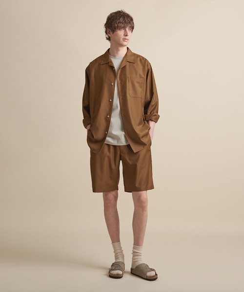 UNITED ARROWS（ユナイテッドアローズ）の「【マルチサイズ】ドレープ オールギャザー イージーショーツ -セットアップ対応-（その他パンツ・メンズ・ベージュ/ネイビー/ダークグレー/コバルトブルー/ダークグリーン/ブラウン/オリーブ/ブラック・マルチサイズ）」の17枚目の写真
