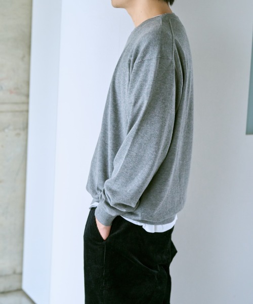 BROKEN BASE（ブロークンベース）の「BB刺繍ハイゲージニット（ニット