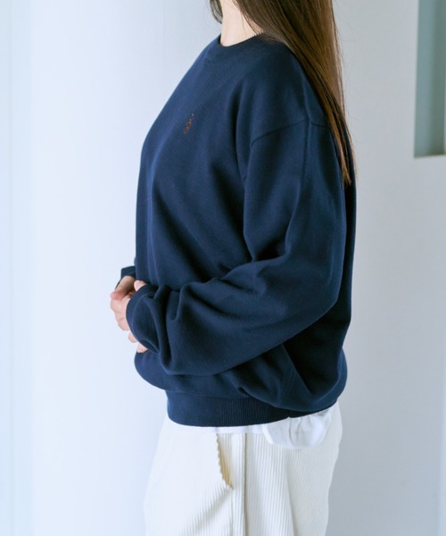 BROKEN BASE(ブロークンベース)の「BB刺繍ハイゲージニット(ニット/セーター・メンズ・グレー系/ネイビー/ブルー系・MEDIUM/LARGE)」の13枚目の写真