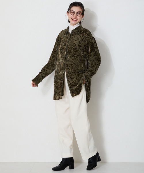 ORiental TRaffic（オリエンタルトラフィック）の「スクエアトゥレースアップヒールブーツ 41428（ブーツ・レディース・ブラック/ブラウン・S/M/L/LL）」の16枚目の写真