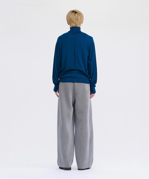 LAPIIS（ラピス）の「MERINO WOOL COLOR STITCH TURTLNECK KNIT（ニット/セーター・メンズ・ブラック/ブルー/オレンジ・LARGE/MEDIUM）」の14枚目の写真