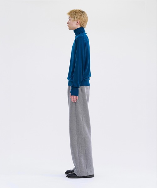 LAPIIS（ラピス）の「MERINO WOOL COLOR STITCH TURTLNECK KNIT（ニット/セーター・メンズ・ブラック/ブルー/オレンジ・LARGE/MEDIUM）」の13枚目の写真