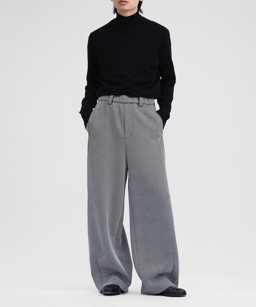 LAPIIS（ラピス）の「MERINO WOOL COLOR STITCH TURTLNECK KNIT（ニット/セーター・メンズ・ブラック/ブルー/オレンジ・LARGE/MEDIUM）」の15枚目の写真