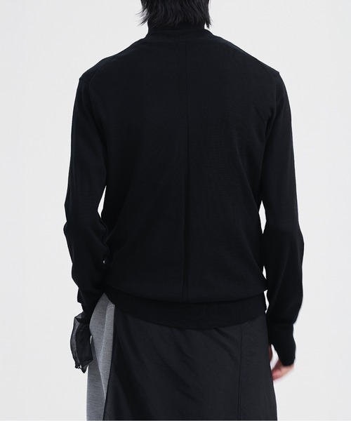 LAPIIS（ラピス）の「MERINO WOOL COLOR STITCH TURTLNECK KNIT（ニット/セーター・メンズ・ブラック/ブルー/オレンジ・LARGE/MEDIUM）」の19枚目の写真