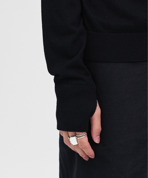 LAPIIS（ラピス）の「MERINO WOOL COLOR STITCH TURTLNECK KNIT（ニット/セーター・メンズ・ブラック/ブルー/オレンジ・LARGE/MEDIUM）」の21枚目の写真