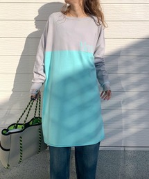 バイカラーロゴニット