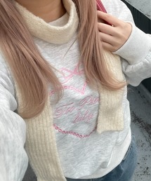 LAC-VERT | ガーリー刺繍スウェット(スウェット)