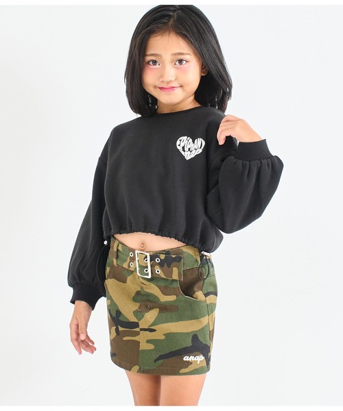 セール】太ベルトデザイン インパン付 スカート（スカート