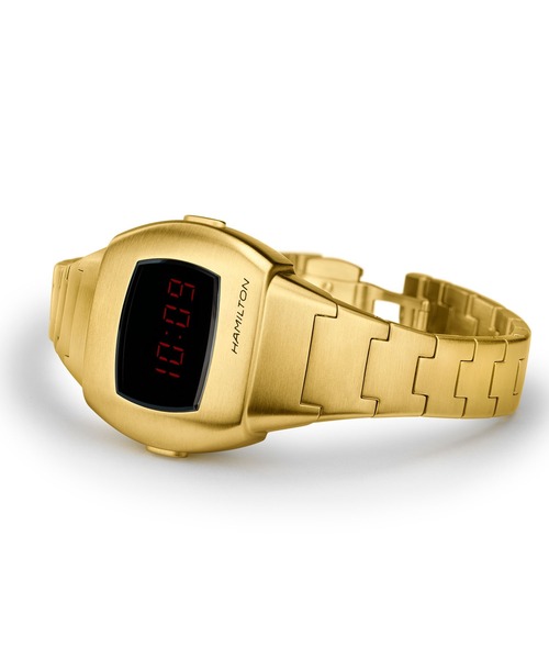 HAMILTON（ハミルトン）の「HAMILTON [ハミルトン] 腕時計 PSR （ピーエスアール） 74 クオーツ 30.90 mm x 25.60 mm  ブラック×イエロー（アナログ腕時計・メンズ・ブラック・FREE）」の3枚目の写真