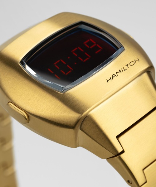 HAMILTON（ハミルトン）の「HAMILTON [ハミルトン] 腕時計 PSR （ピーエスアール） 74 クオーツ 30.90 mm x 25.60 mm  ブラック×イエロー（アナログ腕時計・メンズ・ブラック・FREE）」の5枚目の写真