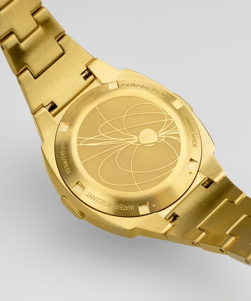 HAMILTON（ハミルトン）の「HAMILTON [ハミルトン] 腕時計 PSR （ピーエスアール） 74 クオーツ 30.90 mm x 25.60 mm  ブラック×イエロー（アナログ腕時計・メンズ・ブラック・FREE）」の7枚目の写真