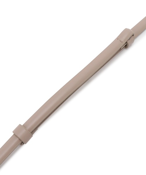 ROPE' PICNIC(ロペピクニック)の「10mmスムースくるみビットバックルスライドベルト(ベルト・レディース・ブラック/キナリ/ベージュ・FREE)」の8枚目の写真