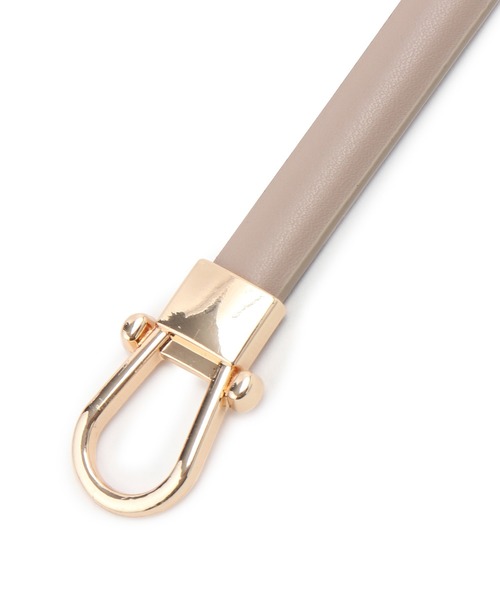 10mmスムースくるみビットバックルスライドベルト（ベルト