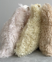 pillow bag / 13inchのPCもA4もすっぽりファーバッグ