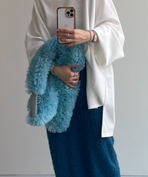 pillow bag / 13inchのPCもA4もすっぽりファーバッグ