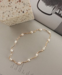 haremode（ハレモード）の「ドレスアクセサリー 淡水パール2WAYのパール パーティ オケージョン ネックレス（ネックレス）」