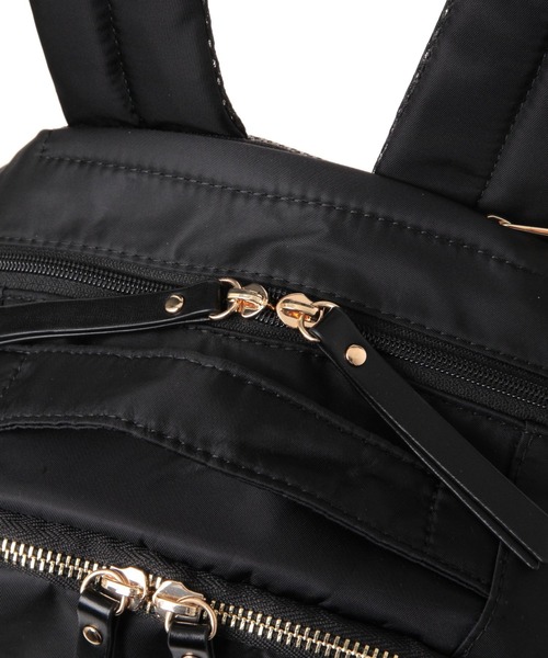 GLOBAL WORK（グローバルワーク）の「撥水軽量12ポケットリュック/234512（バックパック/リュック・レディース・ブラック系その他/レオパード/ベージュ/ブラック/カーキ/アイボリー/グレー・ONE SIZE）」の20枚目の写真