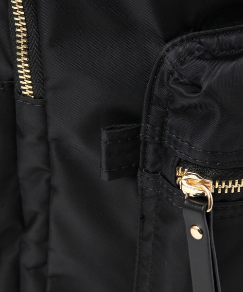 GLOBAL WORK（グローバルワーク）の「撥水軽量12ポケットリュック/234512（バックパック/リュック・レディース・ブラック系その他/レオパード/ベージュ/ブラック/カーキ/アイボリー/グレー・ONE SIZE）」の21枚目の写真