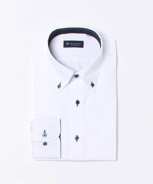 形態安定ノーアイロン ボタンダウン 長袖ビジネスワイシャツ（ビジネスシャツ）｜TOKYO SHIRTS（トウキョウシャツ）